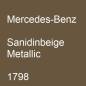 Preview: Mercedes-Benz, Sanidinbeige Metallic, 1798.